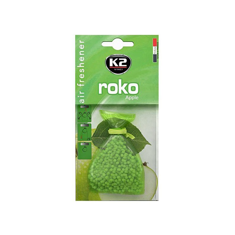 Vôňa do auta K2 ROKO 20g - Green Apple
