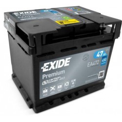 47Ah Autobatéria EXIDE Premium 12V 47Ah 450A EA472