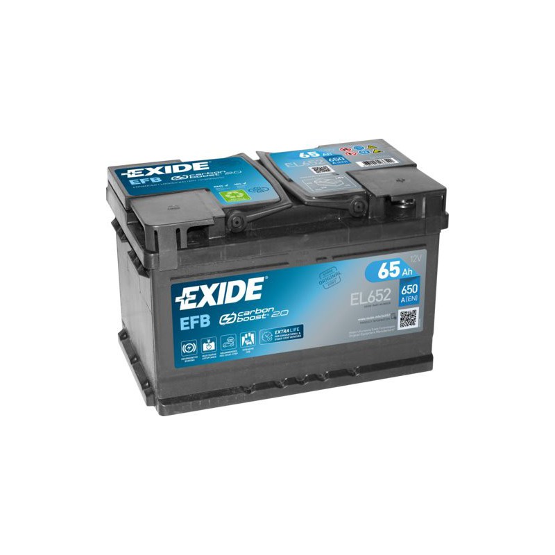 65Ah EFB Štartovacia batéria EXIDE EL652