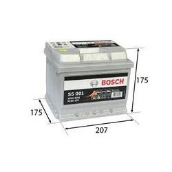 Bosch autobatéria S5 12V 52Ah 520A 0 092 S50 010
