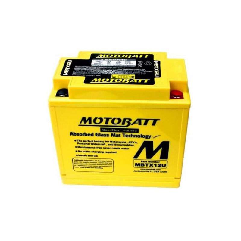 MotoBatt motobatéria 12V/ 14Ah (P+L) MBTX12U