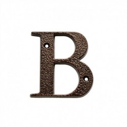 Trebor Písmeno B kovové 8cm Hnedé Z21012