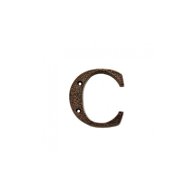 Trebor Písmeno C kovové 8cm Hnedé Z21013