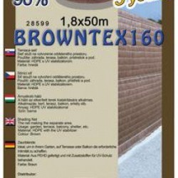 Trebor Sieť tieniaca Browntex 1,8x50m hnedá 28599