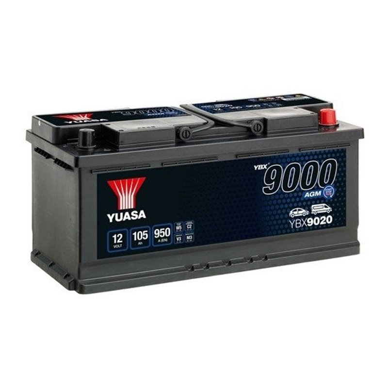 YUASA 105Ah autobatéria 12V ,950 A ,YBX9020