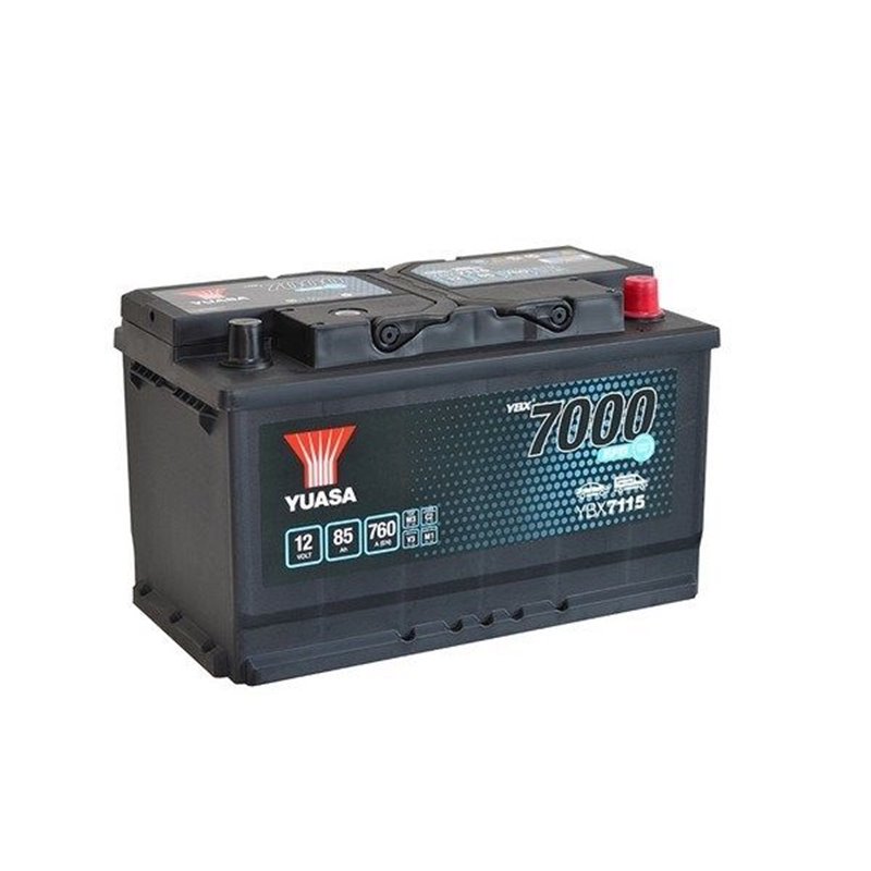 YUASA EFB 85 Ah autobatéria12 V, 760 A, YBX7115