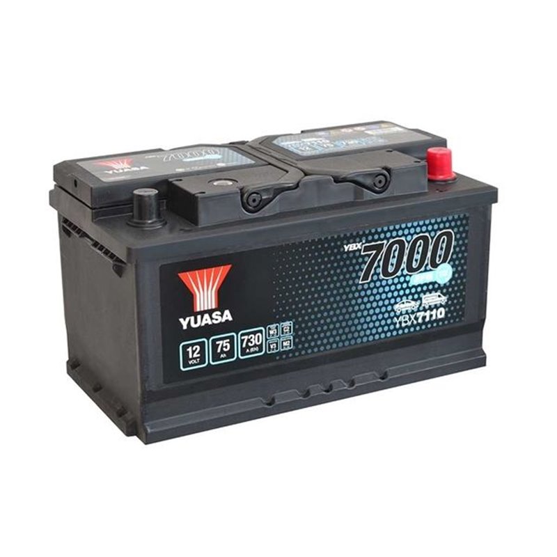 YUASA EFB 75Ah autobatéria 12V , 730A , YBX7110