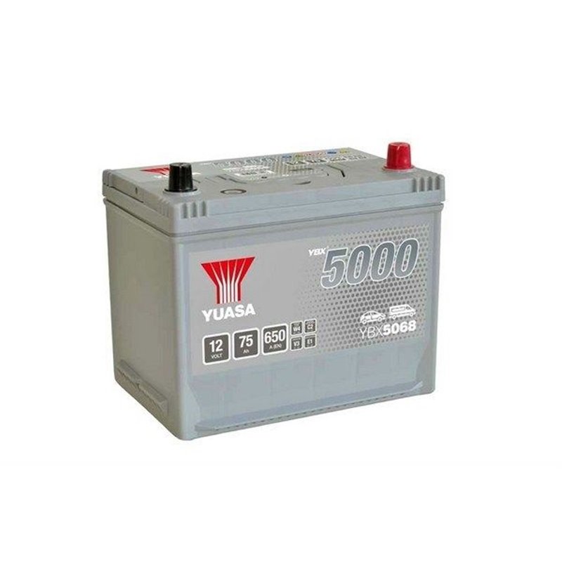 YUASA 75 Ah autobatéria 12V ,650 A , YBX5068