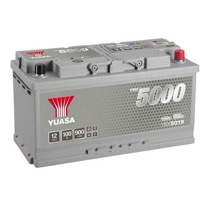 YUASA 100 Ah autobatéria 12V ,900 A ,YBX5019