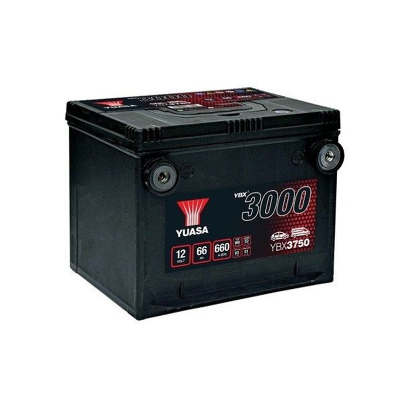 YUASA 66Ah autobatéria 12V , 660A , YBX3750