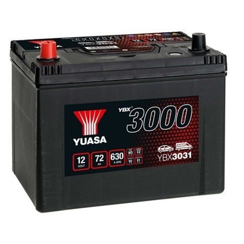 YUASA 72Ah autobatéria 12V , 630A , ĽAVÁ!!! YBX3031