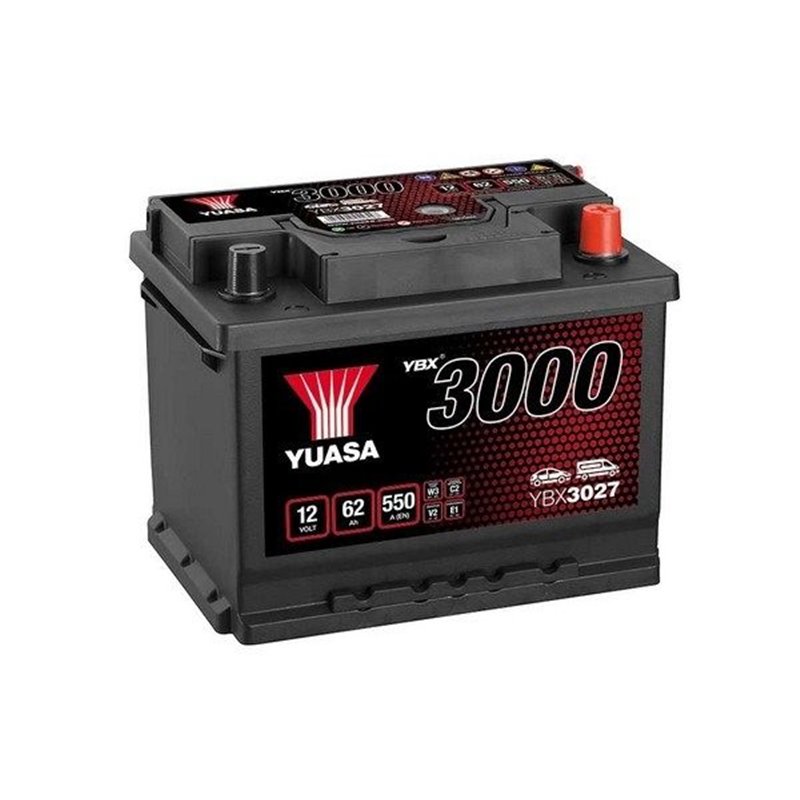 YUASA 62Ah autobatéria 12V ,550A , YBX3027