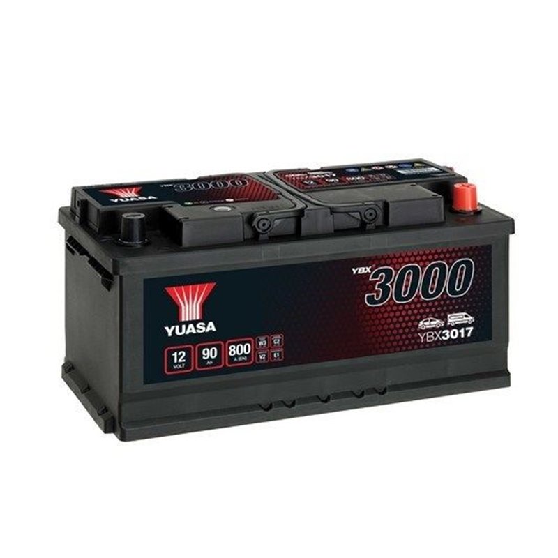 YUASA 90Ah autobatéria 12V , 800A , YBX3017