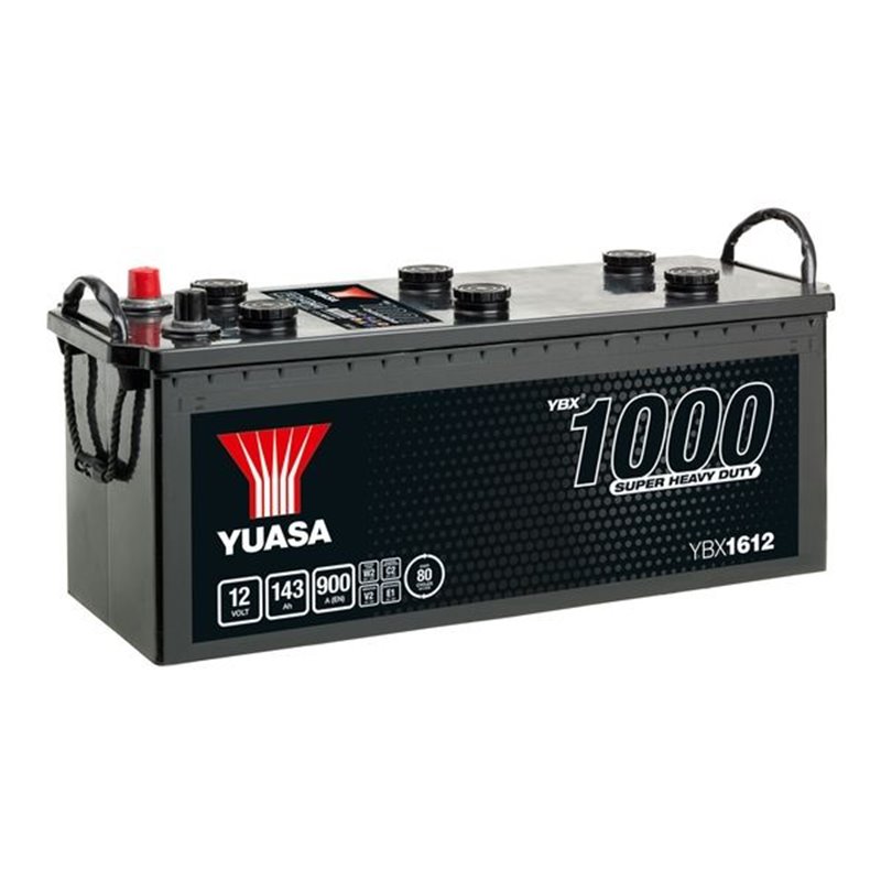 YUASA 143 Ah autobatéria 12V ,900 A ,YBX1612