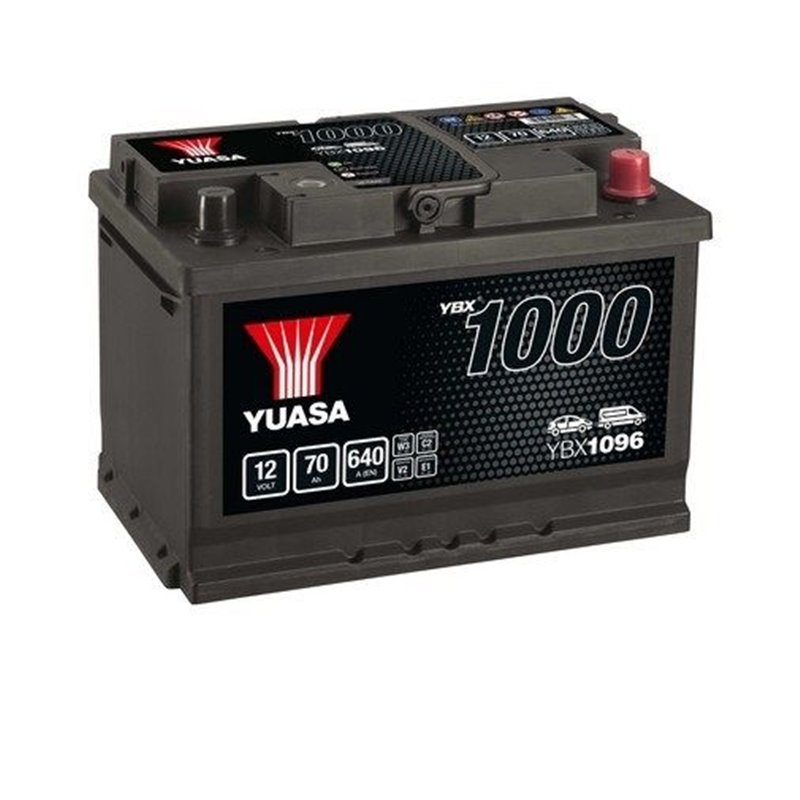 YUASA 70Ah autobatéria 12V , 640A , YBX1096