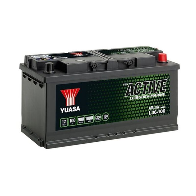 YUASA 100 Ah autobatéria 12V ,900 A ,L36-100