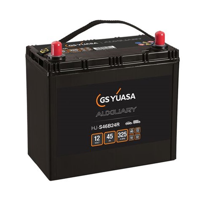 YUASA 45Ah autobatéria 12V , 325A , HJ-S46B24R