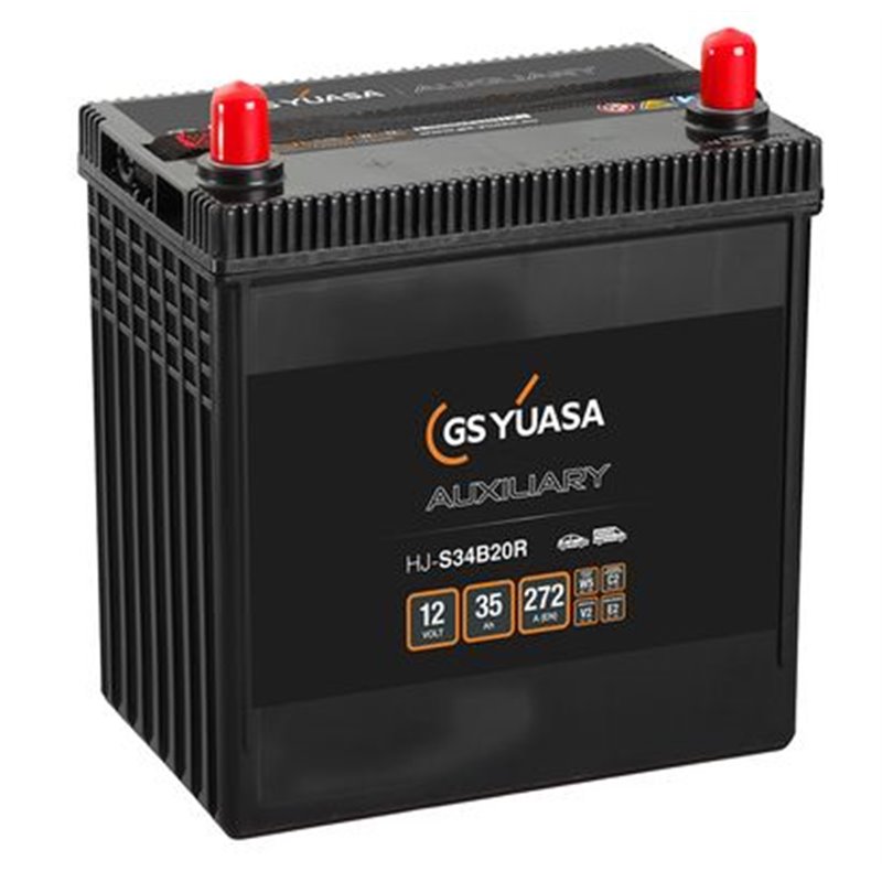 YUASA 35Ah autobatéria 12V, 272A , ĽAVÁ!!! HJ-S34B20R