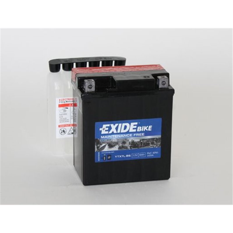 EXIDE motobatéria AGM12V , 6AH , 100A , ETX7L-BS