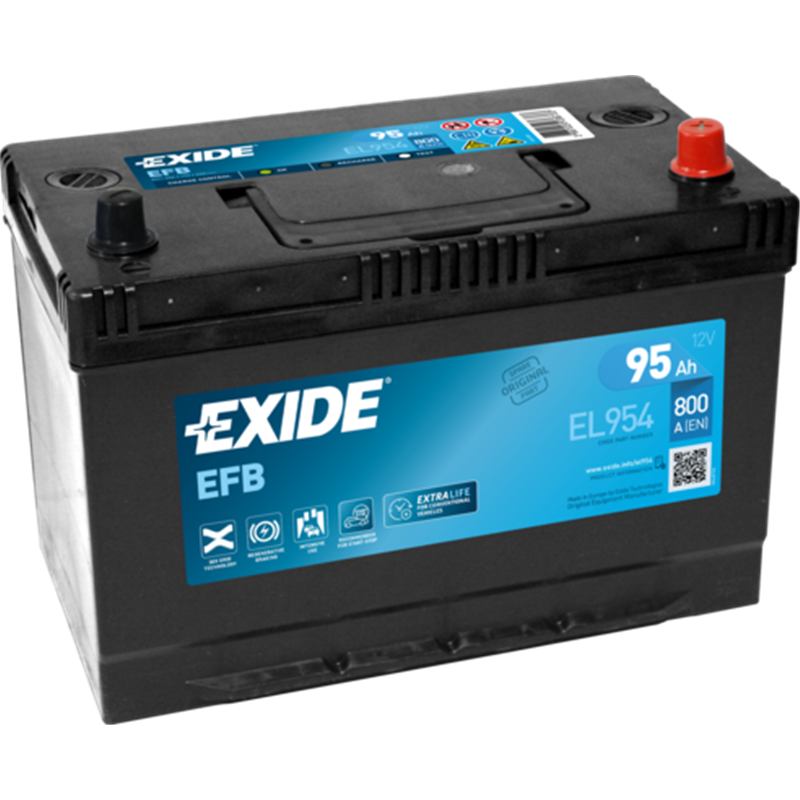 EXIDE EFB 95Ah autobatériaStart-Stop 12V , 800A , EL954