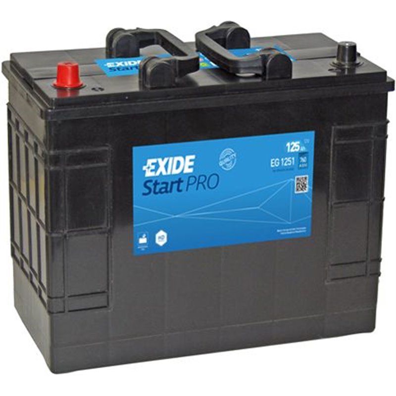 EXIDE StartPRO 125Ahautobatéria 12V , 760A, ĽAVÁ !!! , EG1251