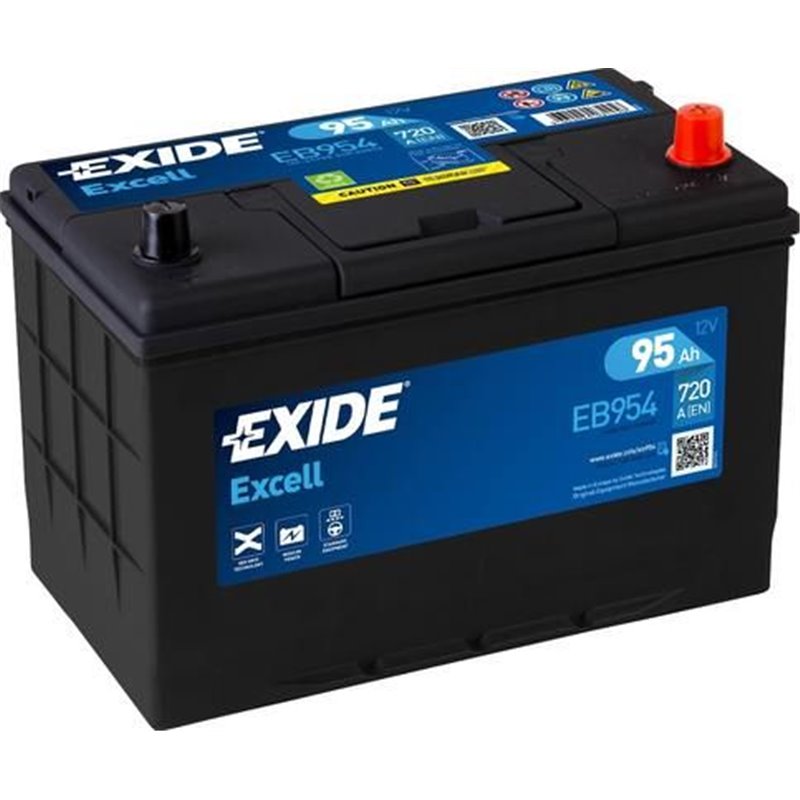 EXIDE Excell 95Ah autobatéria, 12V , 760A , EB954