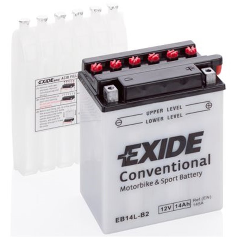 EXIDE motobatéria 12 V,14 Ah, 145 A, EB14L-B2