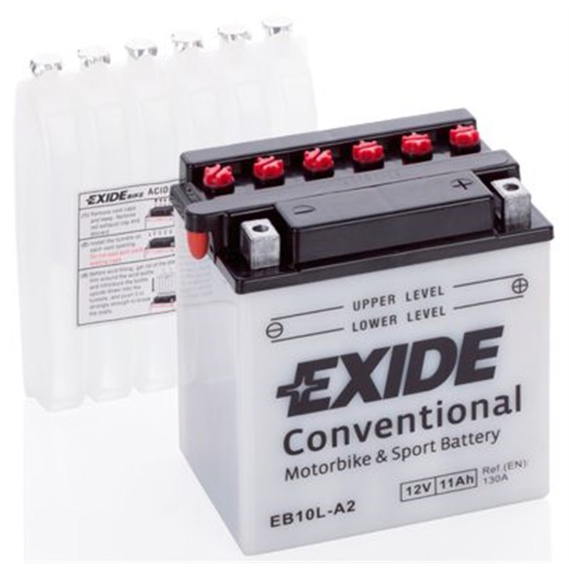 EXIDE motobatéria 12V, 11AH , 130A , EB10L-A2