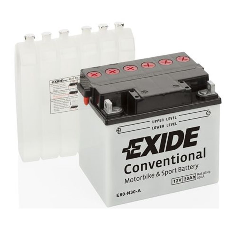 EXIDE motobatéria 12 V,30 Ah, 300 A, E60-N30-A