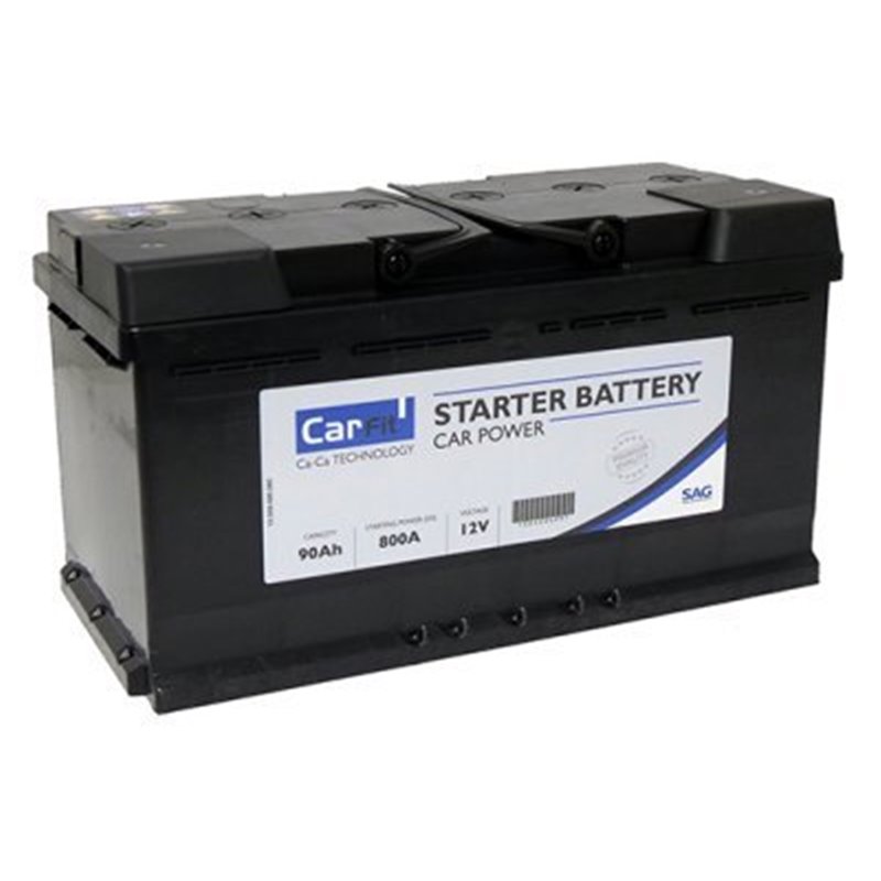 CARFIT 90Ah autobatéria 12V , 800A , CARBAT09000