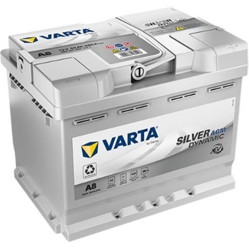 VARTA, SILVER dynamic AGM -12V 60AH P D52, 560 901 068