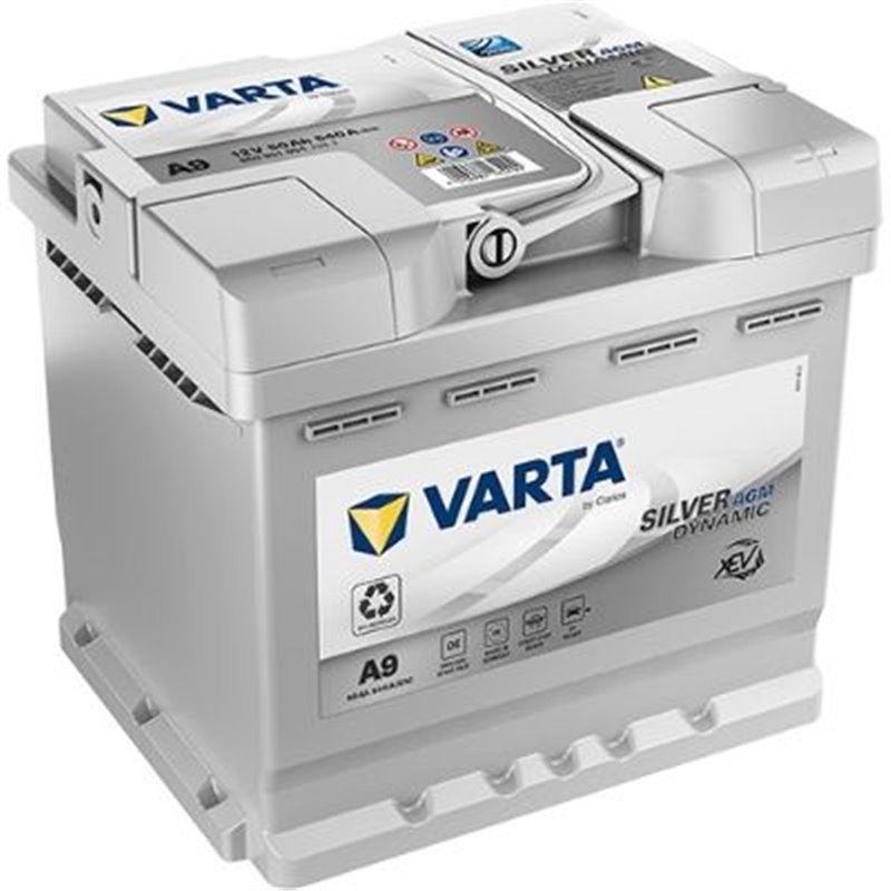 VARTA Silver Dynamic50Ah AGM AutobateriaA9 12V , 540A , 550901054