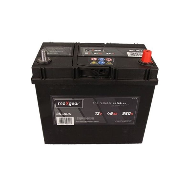 MAXGEAR 45Ah autobateria , 12V, 330A , 545155033 D722, 85-0105