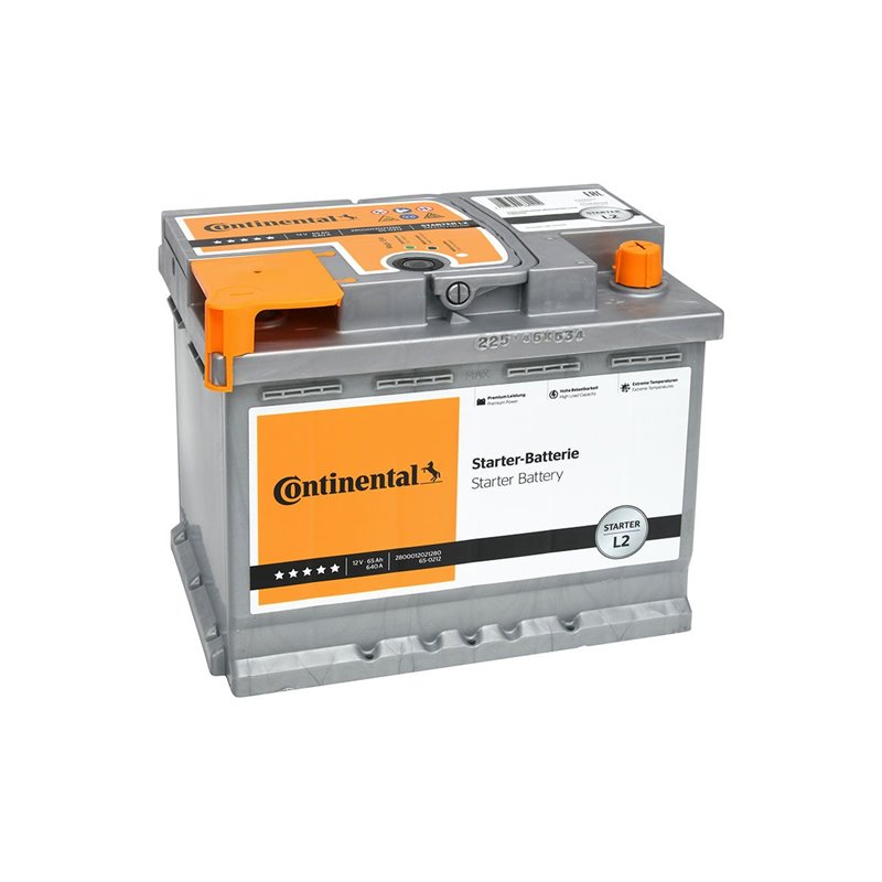 CONTINENTAL 65Ah autobatéria 12V L2 , 640A , 2800012021280