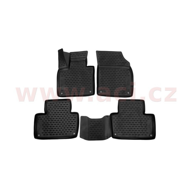 3D gumové koberečky černé (sada 4 ks). - [5999X103D] - 307046