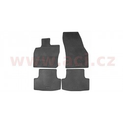 gumové koberečky černé Design II (sada 4 ks) - [7644X12A] - 327898